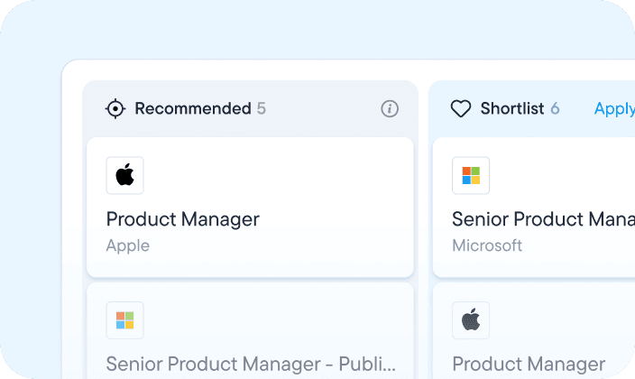 Personalised job alerts